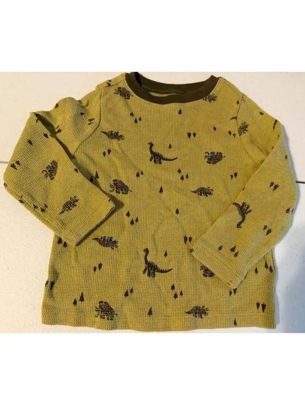Old Navy 2T Long Sleeve Thermal Shirts - Dinosaur and Penguin Set